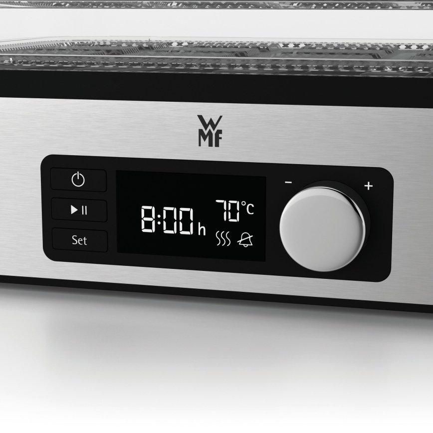 WMF - Secador para alimentos com termoregulação KITCHENminis 220W/230V aço inoxidável
