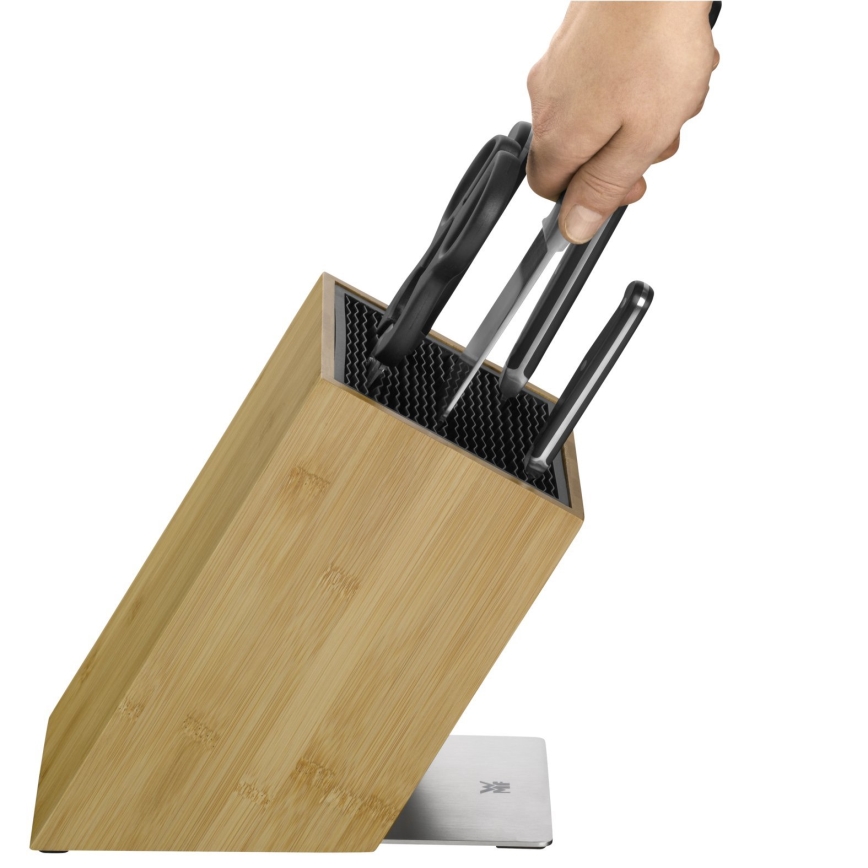 WMF - Suporte para facas bambu/aço inoxidável