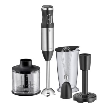 WMF - Varinha mágica com acessórios 4em1 KULT X 600W/230V aço inoxidável