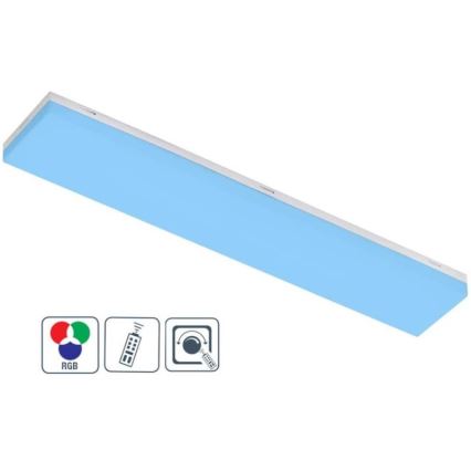 Wofi 11276 -  Painel integrado LED RGB com regulação FOURLIGHTS LED/10W/230V