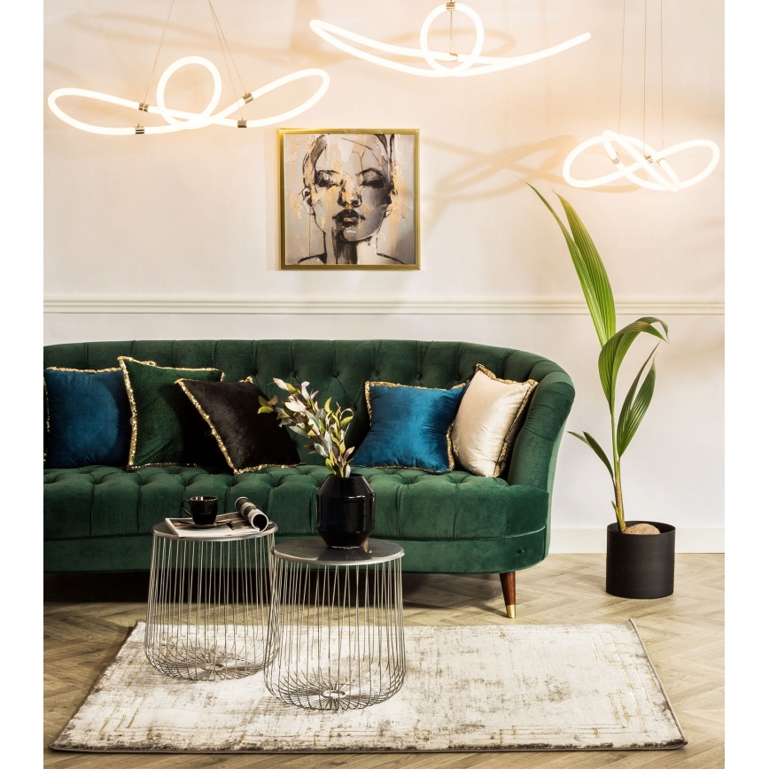 Wofi 11348 - Candelabro suspenso LED com regulação MIRA LED/39W/230V 3000K + controlo remoto