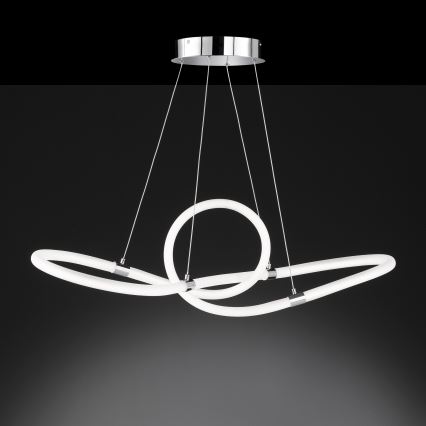 Wofi 11349 - Candelabro suspenso LED com regulação MIRA LED/50W/230V 3000K + controlo remoto