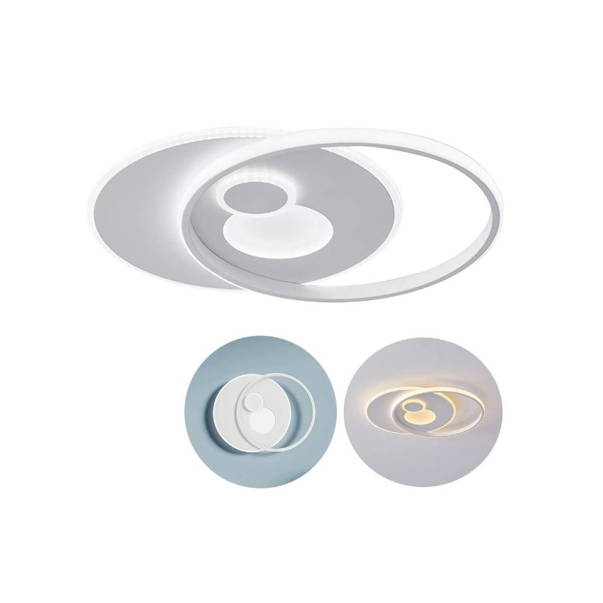 Wofi 11621 - Iluminação de teto LED com regulação AKON LED/38W/230V 2700-5500K+ controlo remoto