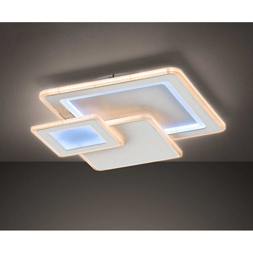 Wofi 11860 - Iluminação de teto LED com regulação MOLA LED/36W/230V 3000-5500K + controlo remoto