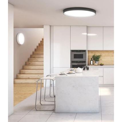 Wofi 12055 - Iluminação de teto LED com regulação DUBAI LED/27,5W/230V branco