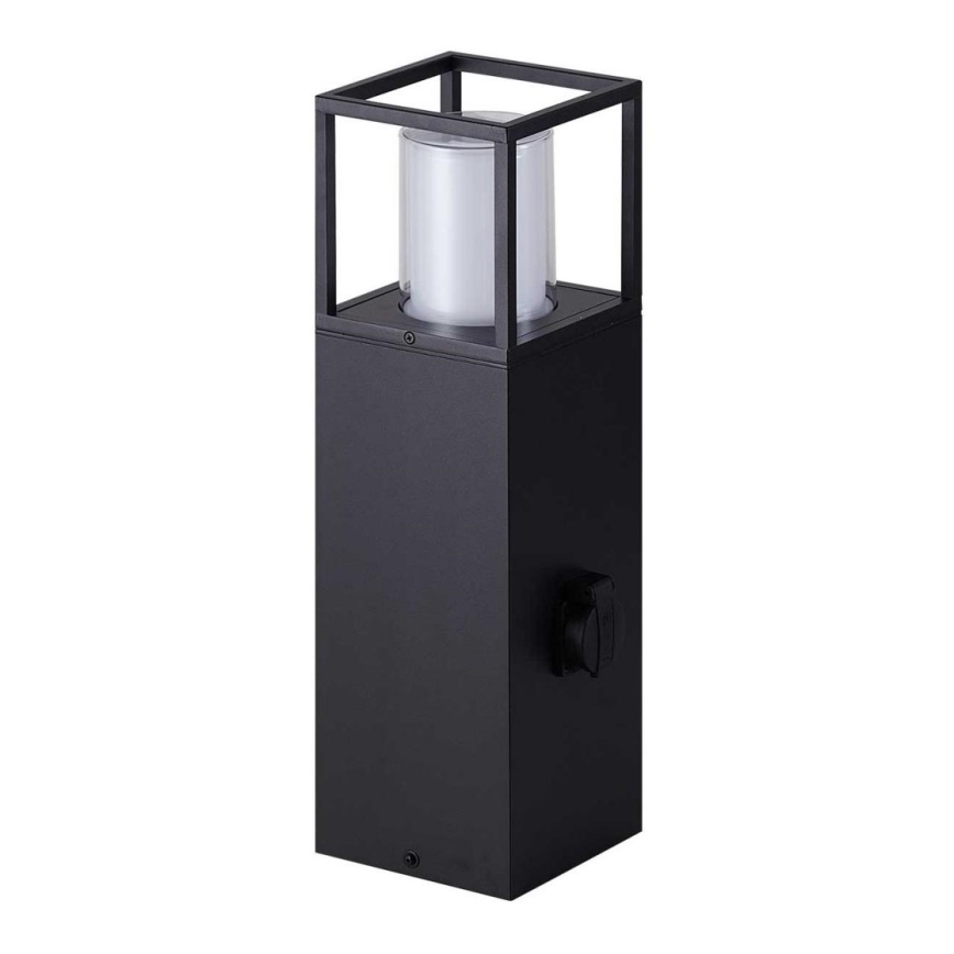 Wofi 12233 - Candeeiro exterior LED com tomada FILIA LED/8,5W/230V IP54 50 cm SCHUKO