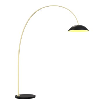 Wofi 3001-104 - Candeeiro de chão LED com regulação ROSCOFF LED/21W/230V preto/dourada