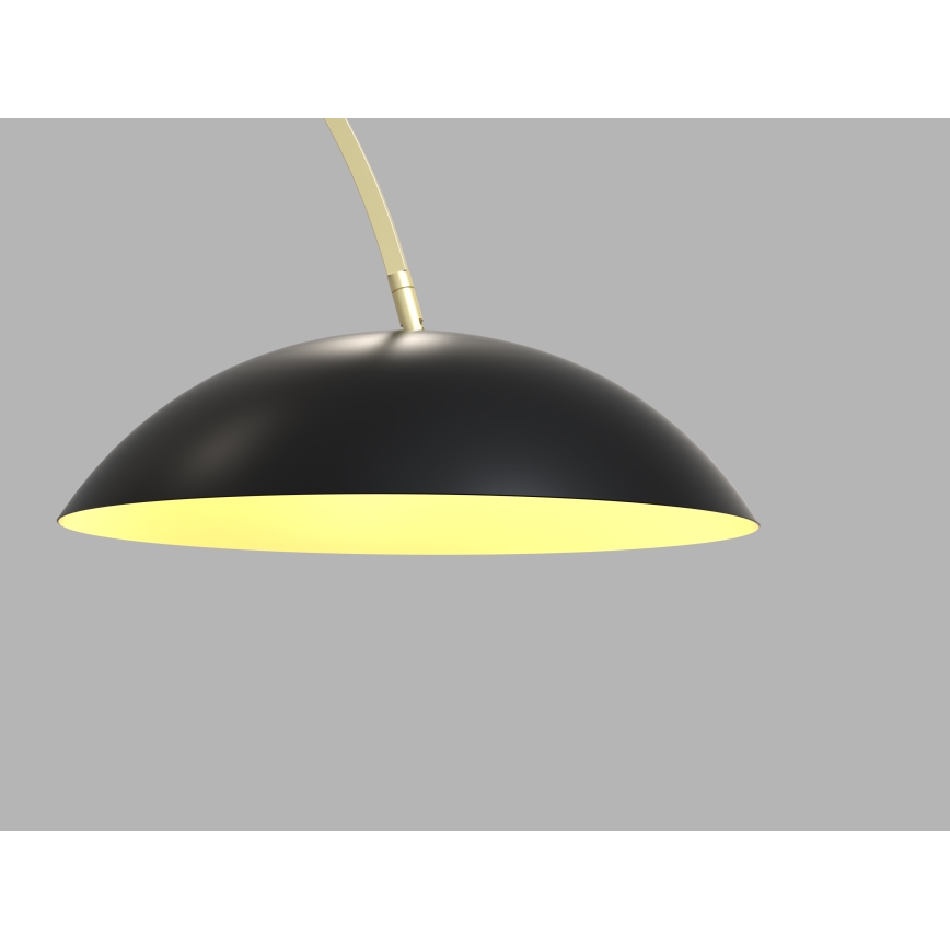 Wofi 3001-104 - Candeeiro de chão LED com regulação ROSCOFF LED/21W/230V preto/dourada