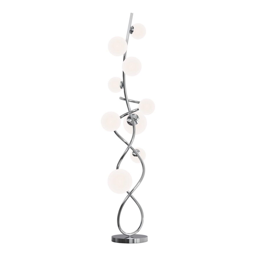 Wofi 3014-907 - Candeeiro de chão LED NANCY 9xG9/3,5W/230V cromado brilhante