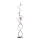 Wofi 3014-907 - Candeeiro de chão LED NANCY 9xG9/3,5W/230V cromado brilhante