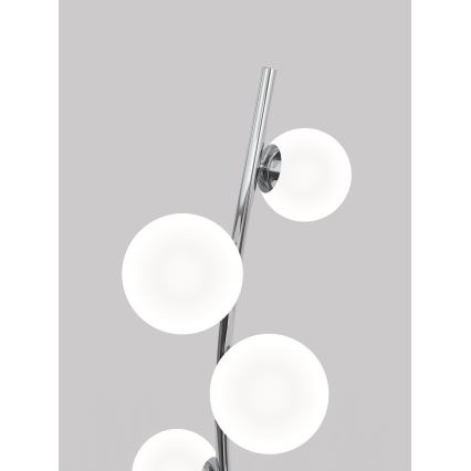 Wofi 3014-907 - Candeeiro de chão LED NANCY 9xG9/3,5W/230V cromado brilhante