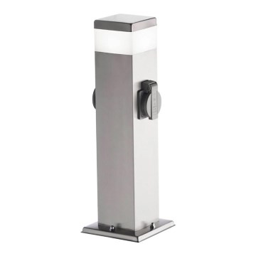 Wofi 3054.01.97.7000 - Candeeiro exterior LED com 2 tomadas TARA LED/7W/230V IP44 SCHUKO