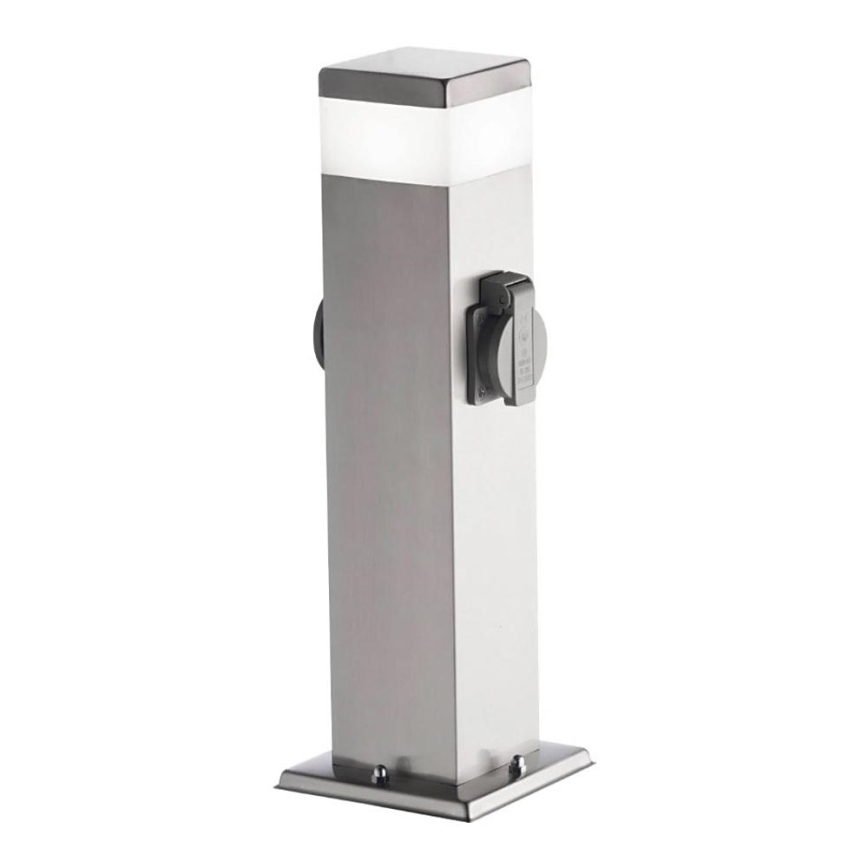 Wofi 3054.01.97.7000 - Candeeiro exterior LED com 2 tomadas TARA LED/7W/230V IP44 SCHUKO