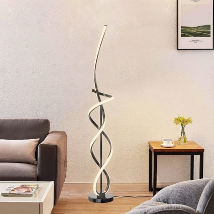 Wofi 3134-105 - Candeeiro de chão LED com regulação INDIGO LED/31W/230V preto cromado