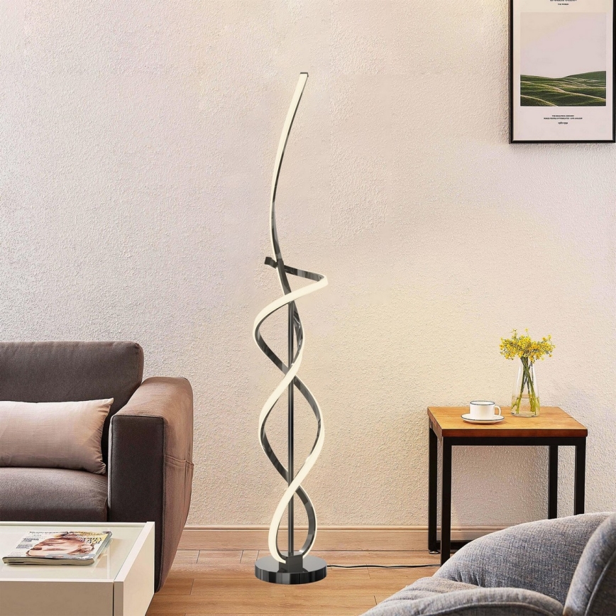 Wofi 3134-105 - Candeeiro de chão LED com regulação INDIGO LED/31W/230V preto cromado