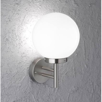 Wofi 4033.01.97.7000 - Candeeiro de parede exterior REMO 1xE27/60W/230V IP44