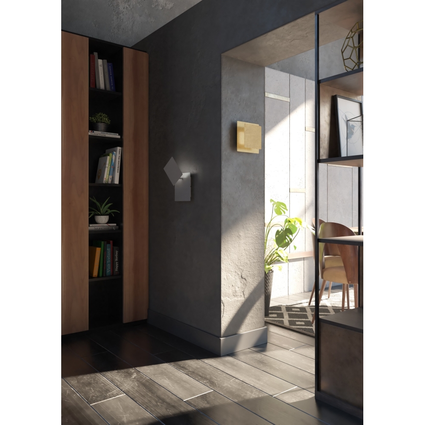 Wofi 4048-101Q - Iluminação de parede LED BAYONNE LED/6,5W/230V dourada