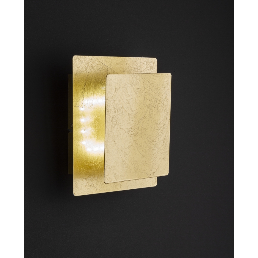 Wofi 4048-101Q - Iluminação de parede LED BAYONNE LED/6,5W/230V dourada