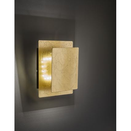 Wofi 4048-101Q - Iluminação de parede LED BAYONNE LED/6,5W/230V dourada