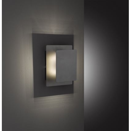 Wofi 4048-102Q - Iluminação de parede LED BAYONNE LED/6,5W/230V antracite