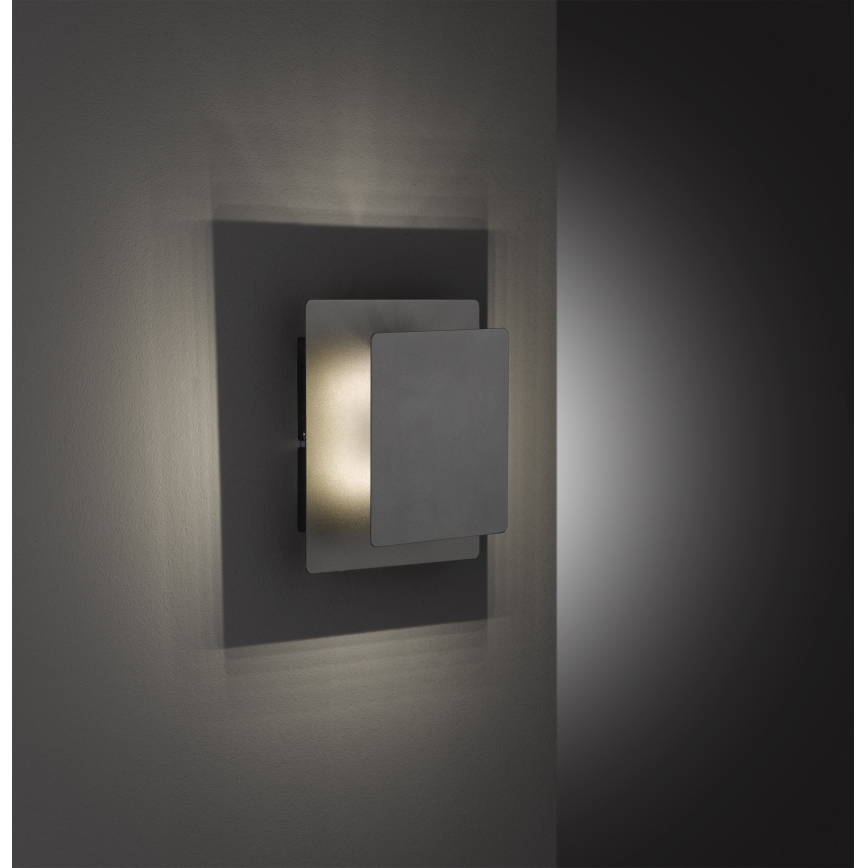 Wofi 4048-102Q - Iluminação de parede LED BAYONNE LED/6,5W/230V antracite