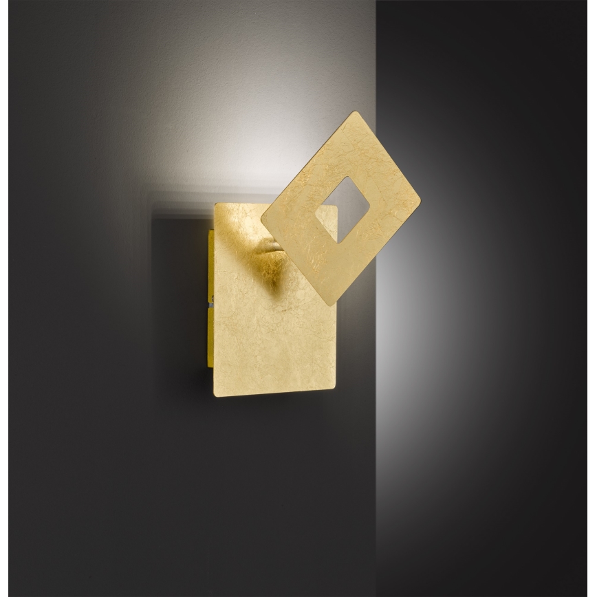 Wofi 4048-201Q - Iluminação de parede LED BAYONNE LED/6,5W/230V dourada