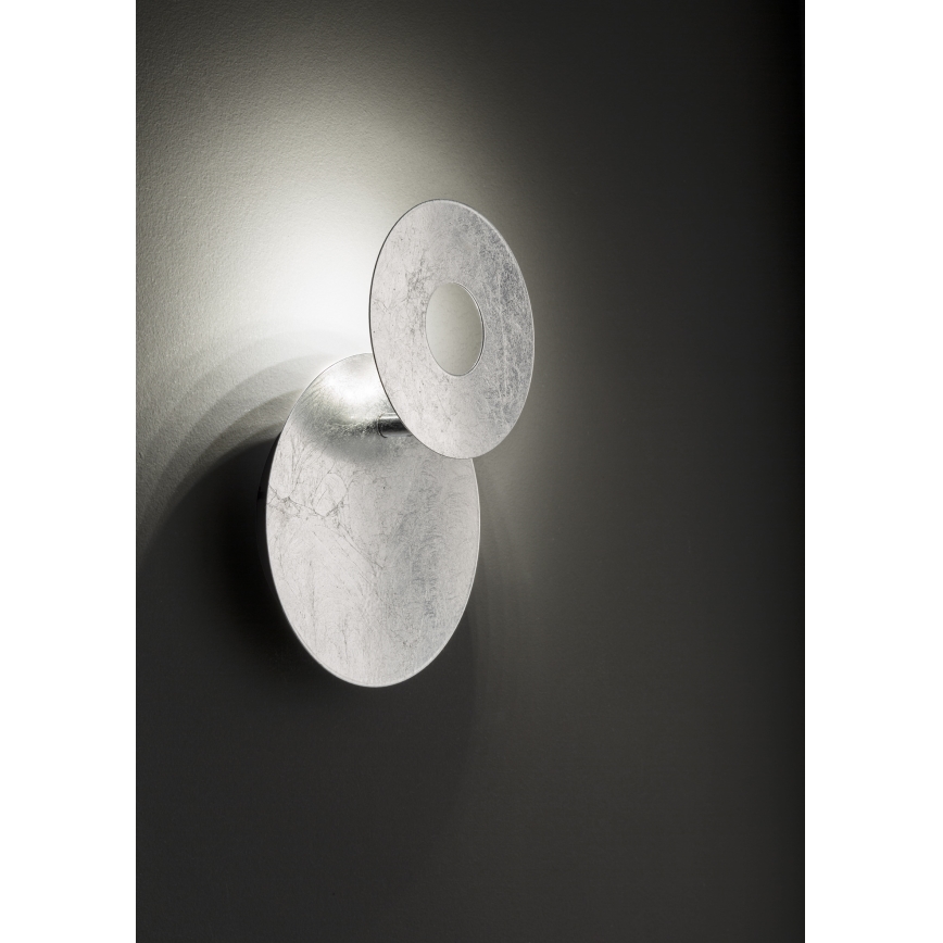 Wofi 4048-203R - Iluminação de parede LED BAYONNE LED/6,5W/230V prateado