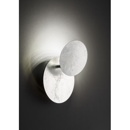 Wofi 4048-303R - Iluminação de parede LED BAYONNE LED/6,5W/230V prateado