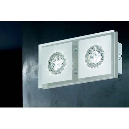 Wofi 4272.02.01.0000 - Iluminação de parede LED REIMS 2xLED/4W/230V