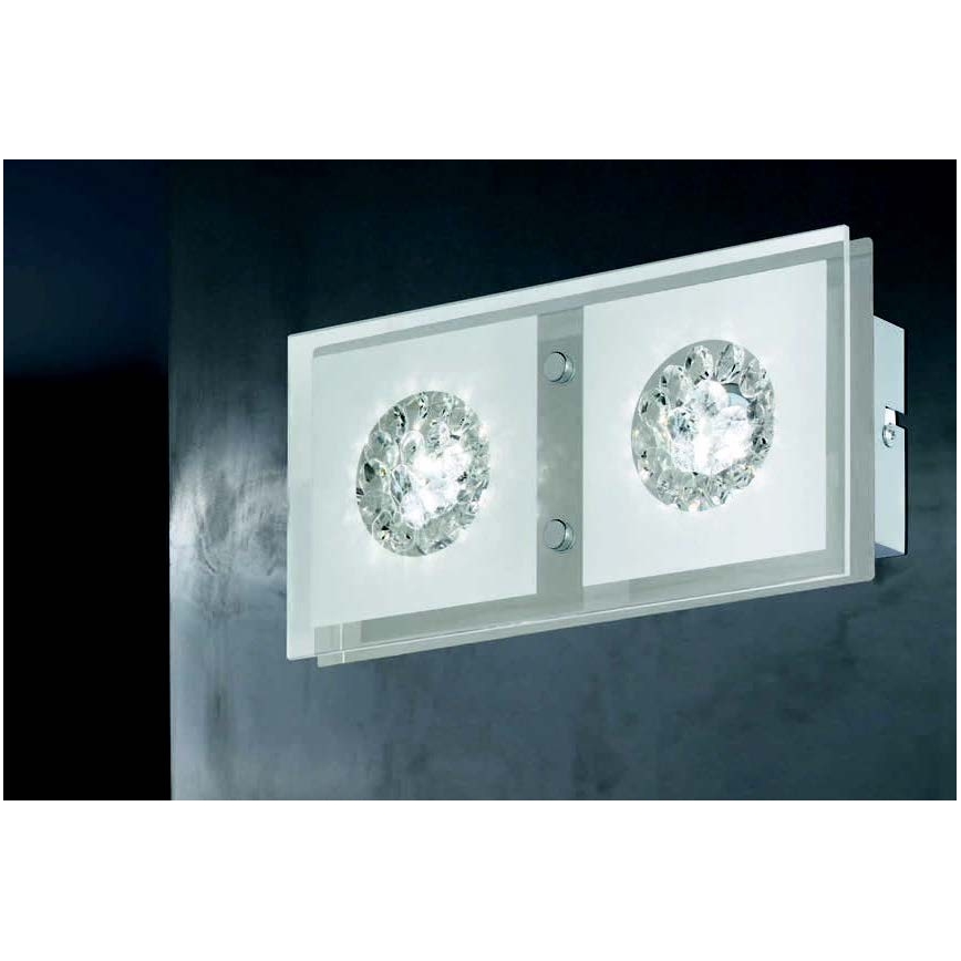 Wofi 4272.02.01.0000 - Iluminação de parede LED REIMS 2xLED/4W/230V