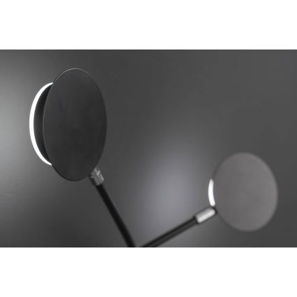 Wofi 446604109000 - Iluminação de parede LED BELIZE 4xLED/5W/230V 3000K preto