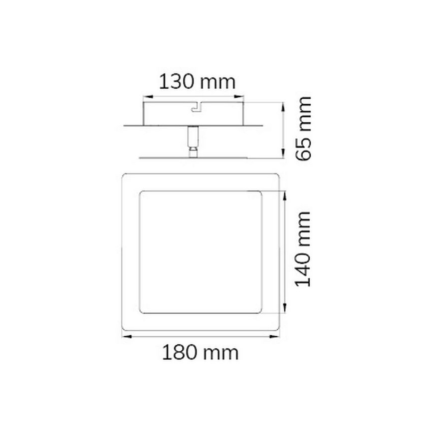 Wofi 451401709000 - Iluminação de parede LED FEY LED/8W/230V cromado mate