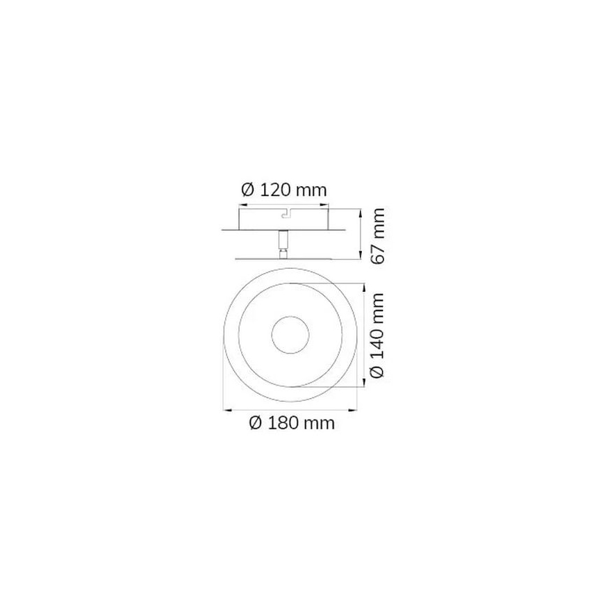 Wofi 451901709000 - Iluminação de parede LED AFIR LED/6W/230V cromado mate