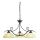 Wofi 5128.03.09.0000 - Candelabro suspenso LACCHINO 3xE27/60W/230V