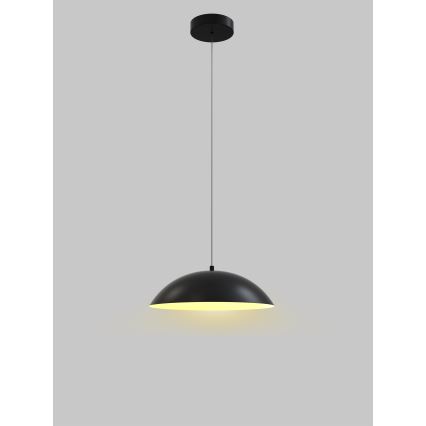 Wofi 6001-104 - Candelabro suspenso LED com regulação ROSCOFF LED/19W/230V preto/dourada