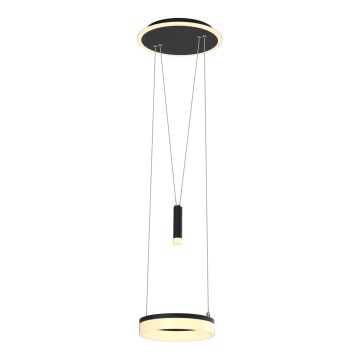 Wofi 6054-302 - Candelabro suspenso LED com regulação JESSE LED/15,5W/230V preto