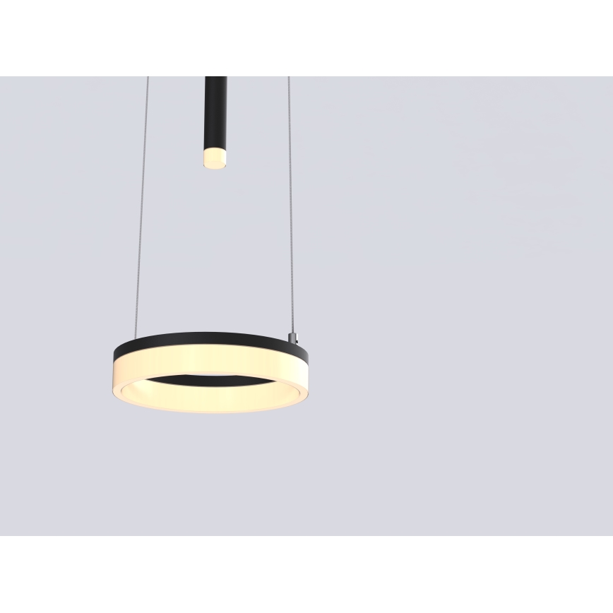 Wofi 6054-302 - Candelabro suspenso LED com regulação JESSE LED/15,5W/230V preto