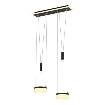 Wofi 6054-502 - Candelabro suspenso LED com regulação JESSE LED/21W/230V preto
