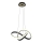 Wofi 6134-104 - Candelabro suspenso LED com regulação INDIGO LED/44W/230V preto/dourada