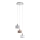 Wofi 619903019000 - Candelabro suspenso CIARA 3xE14/28W/230V