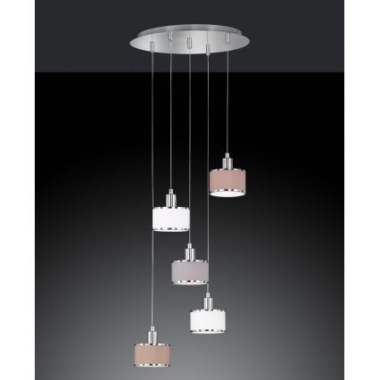 Wofi 619905019000 - Candelabro sobre um fio CIARA 5xE14/28W/230V