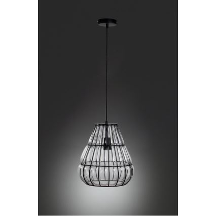 Wofi 6404.01.10.9000 - Candelabro suspenso BANKS 1xE27/40W/230V