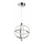 Wofi 6423.03.01.9100 - Candelabro suspenso LED HARLEY LED/25W/230V