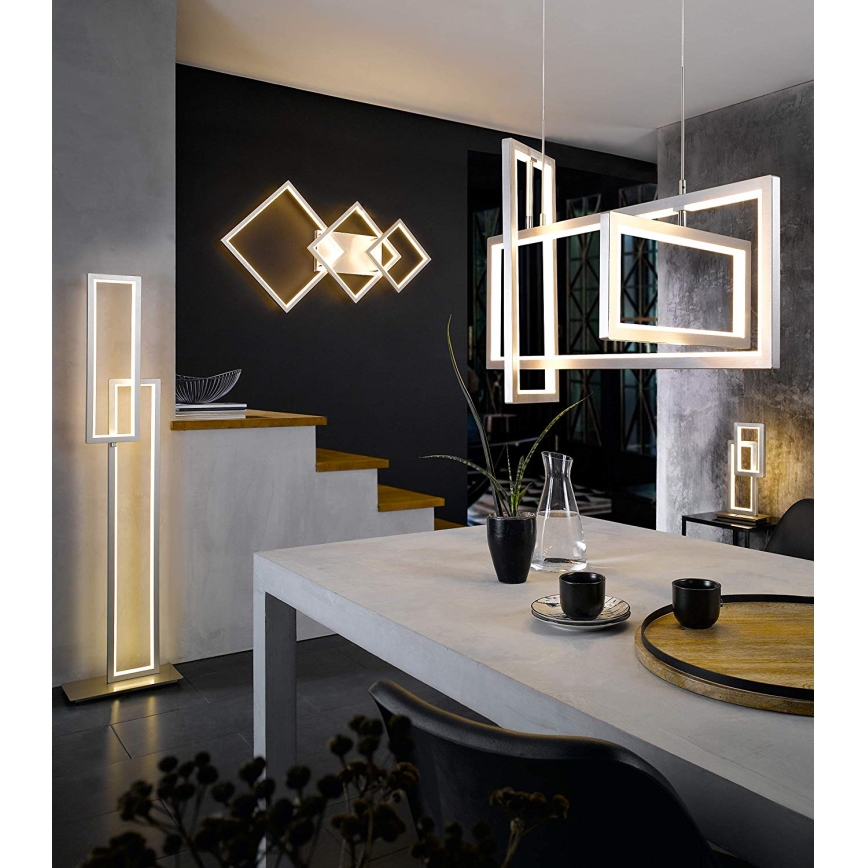 Wofi 6531.03.64.8000 - Candelabro suspenso LED com regulação VISO LED/87W/230V