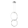 Wofi 6989.02.01.0500 - Candelabro suspenso LED CLICK LED/9W/230V 4000K