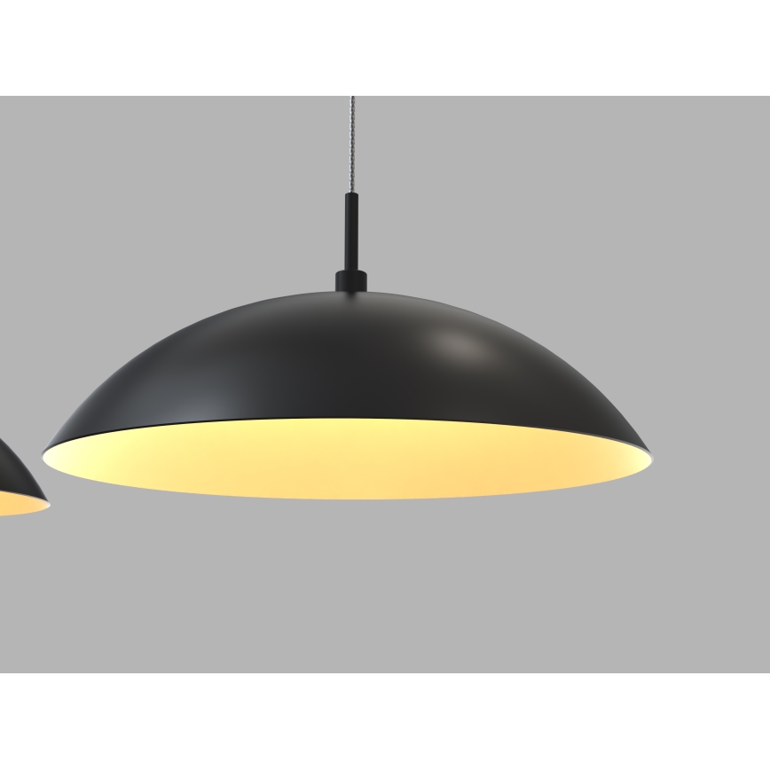 Wofi 7001-304 - Candelabro suspenso LED com regulação ROSCOFF LED/29W/230V preto/dourada