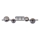 Wofi 7014-405W - Candeeiro  integrado LED VILLA 4xG9/3W/230V preto