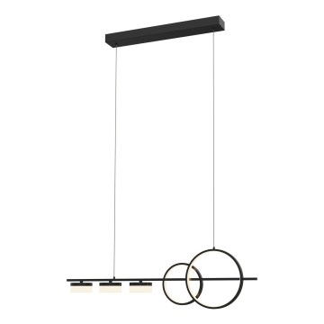 Wofi 7030-502 - Candelabro suspenso LED com regulação MESSINA LED/40W/230V preto