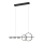 Wofi 7030-502 - Candelabro suspenso LED com regulação MESSINA LED/40W/230V preto