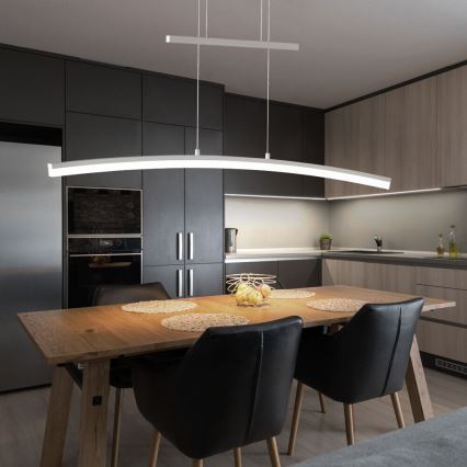 Wofi 7230.01.64.6000 - Candelabro suspenso LED com regulação FERROL LED/28W/230V